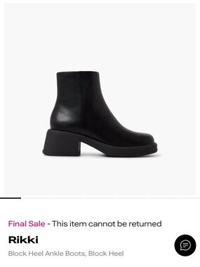 Call It Spring Rikki Block Heel Ankle Boots - Black